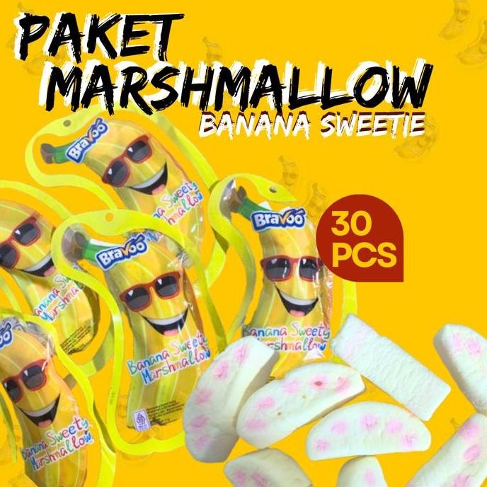

TERBARU MARSHMELLOW KARAKTER PISANG/BERUANG/BURGER 30PCS HALAL BPOM JAJANAN VIRAL TERMURAH HARGA GROSIR