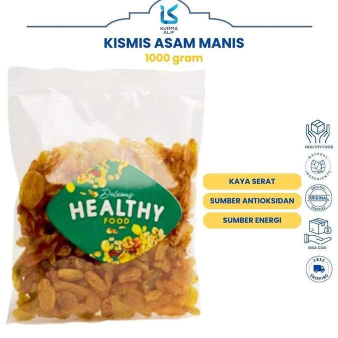 

Kismis Asam Manis 1 Kg Golden Raisin