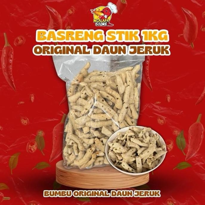

BASRENG STIK PEDAS DAUN JERUK 1KG/ORIGINAL ASIN DAUN JERUK 1KG
