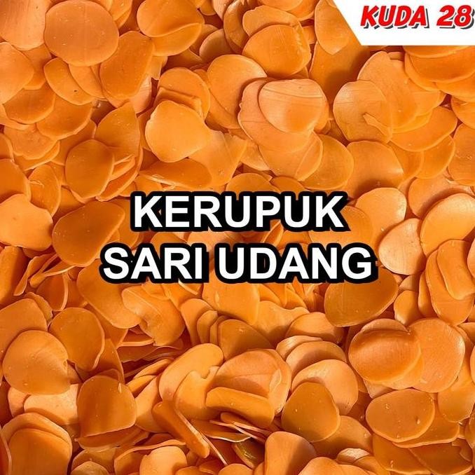 

KERUPUK SARI UDANG MENTAH 1kg *best seller grosir (GRADE A) non msg sachet snack murah