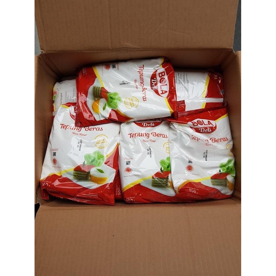 

Terlaris [M1]Tepung Beras, Tepung Kanji/Tapioka, Tepung Ketan Bola Deli 500 Gr - Tepung Beras