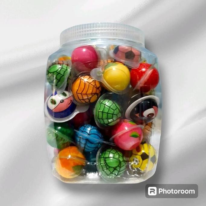 

Gummy @50pcs - Permen lunak Bulat Motif Mata , Bola , Buah Buahan - Permen lunak Viral Fruity Toples Manis Candy Snack korea