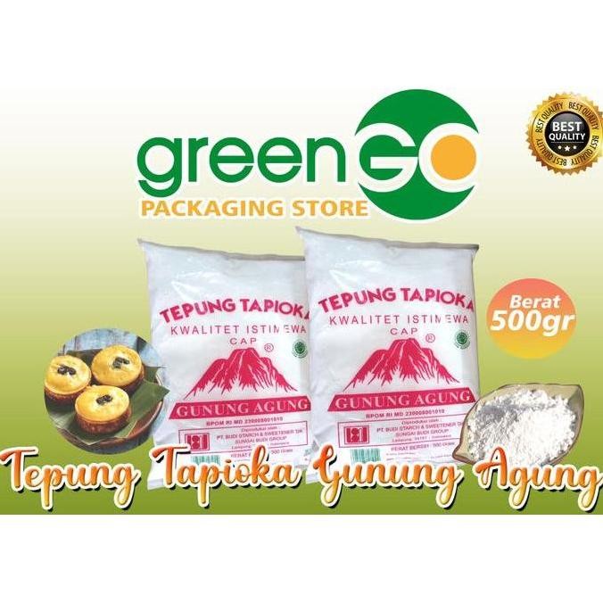 

Terlaris Tepung Tapioka Gunung Agung Kemasan 500Gr Tepung Sagu Kanji Aci Bakso