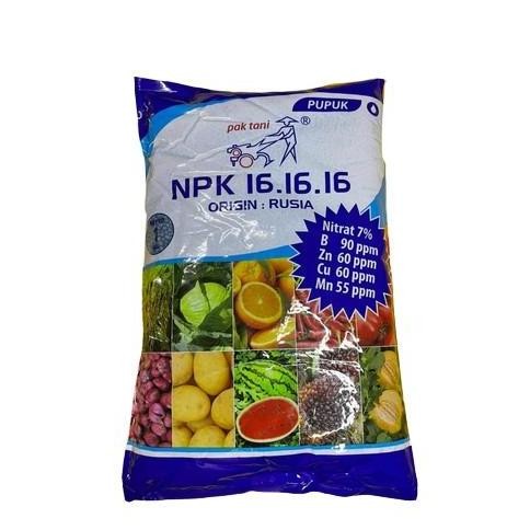 

Terlaris Pupuk Npk 16.16.16 Pak Tani (Origin:Rusia) 1Kg