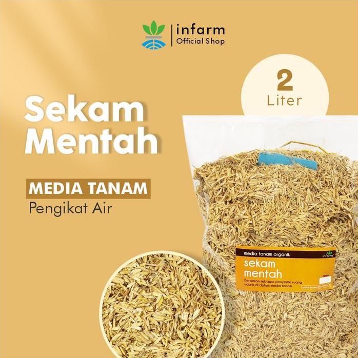 

Terlaris Media Tanam Sekam Padi Free Peralatan Berkebun Label Tanam 2,5 Liter Infarm