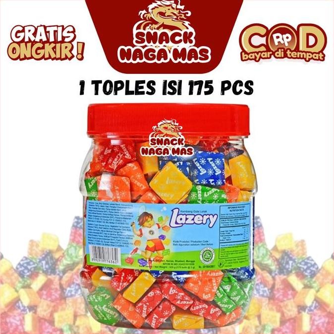 

PERMEN LAZERY / SUGUS UKURAN TOPLES [ISI 175] DAN BUNGKUS [ISI 170]