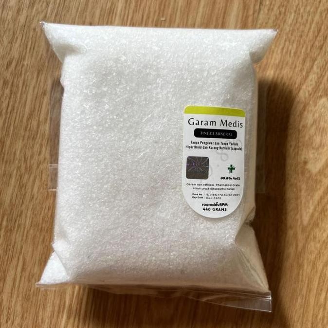 

Garam Krosok Medis PG 1Kg - Steril dan non Yodium