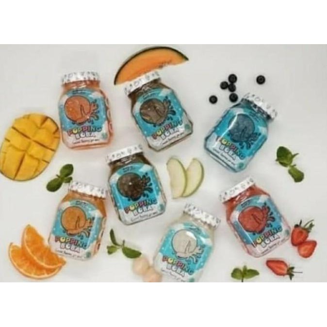 

Nata jelly popping Mangga poping Bobba boba bubble Babel pecah