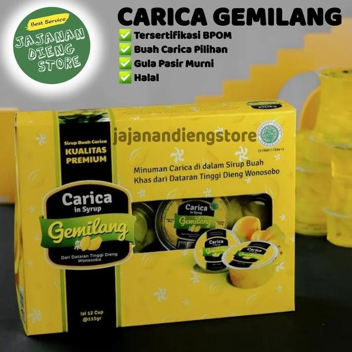 

Manisan Carica Dieng Isi 12