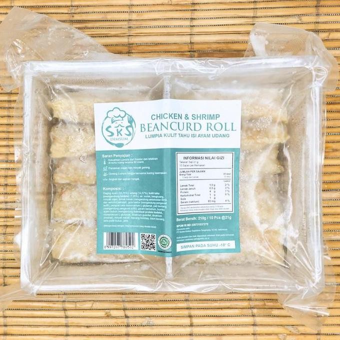 

Dimsum Lumpia Udang Kulit Tahu SKS Frozen - isi 12pcs