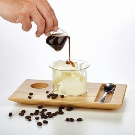 TERMURAH - Affogato 30 ml-Menyajikan Es Krim Gelato Kopi Gelas Espresso Glass