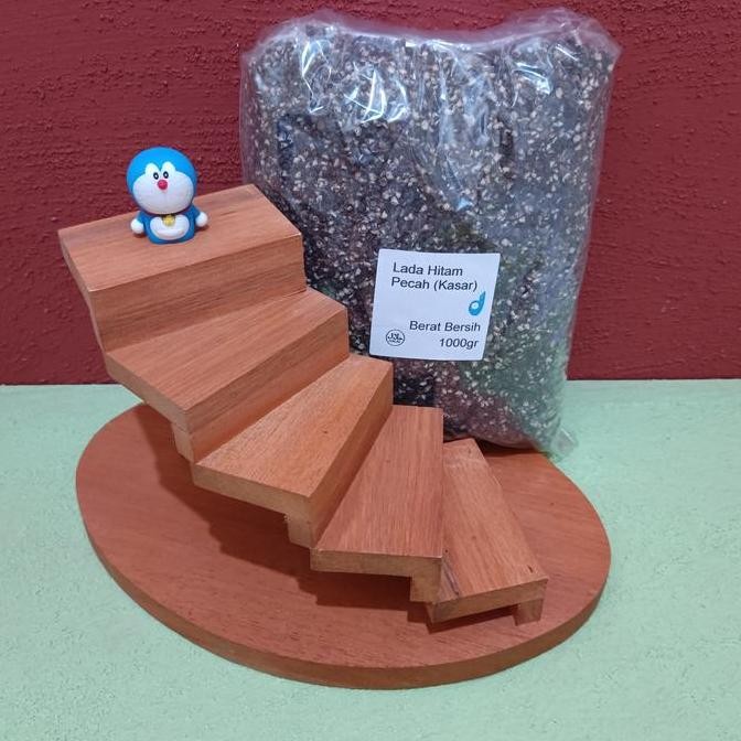 

Lada Hitam Kasar 1 kg / Cracked Black Pepper 1000 gram Pecah