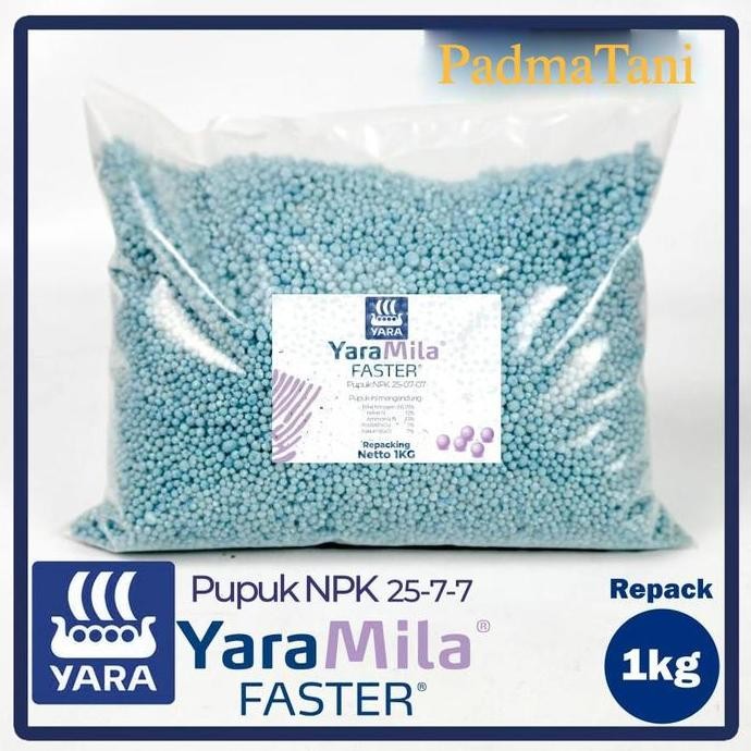 

Terlaris Pupuk Npk 25-07-07 Yaramila Faster Repacking 1Kg