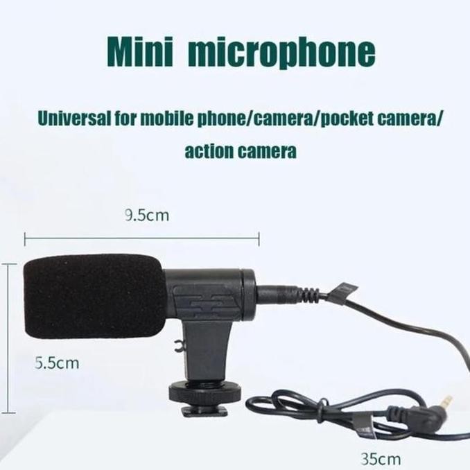 Tripod Paket Vlog Paket Holder Hp 5In1 Lengkap Lampu Led Mikrofon Live Streaming Youtuber Vloger Cam