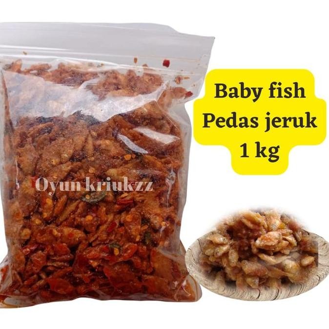 

keripik anak ikan /snacks baby fish pepetek 250 gram pedas ( COD ) BEST SELLER goreng kering Basreng Food