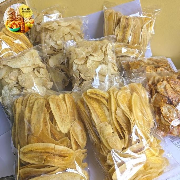 

Keripik Pisang Kepok Super Rambak Dong Gurih Renyah 300 Gram