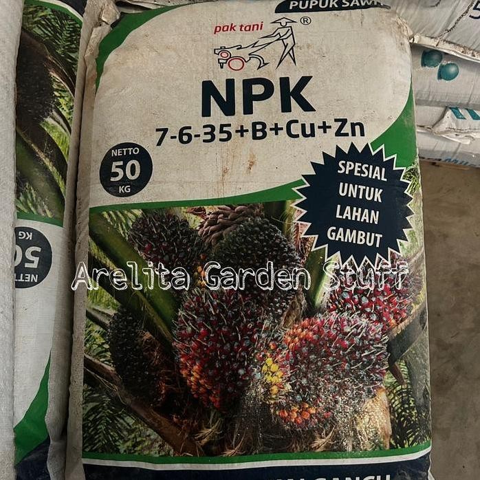 

Terlaris Pupuk Npk 7 6 35 +B+Cu+Zn Pak Tani Repack 1Kg Original