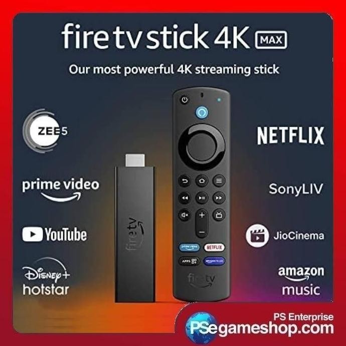 Amazon fire tv stick 4k max Wifi 6 With Alexa / FireTv Stik 4k Wifi6 Berkualitas