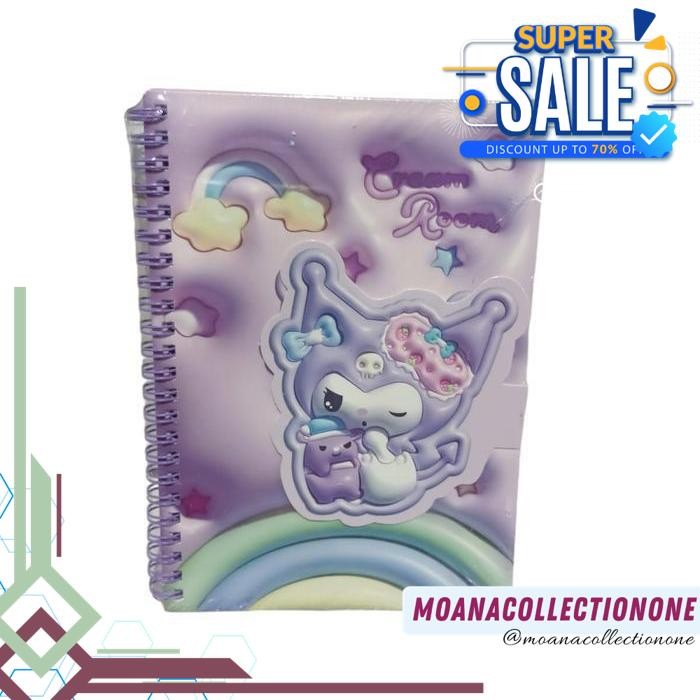 

BUKU DIARY BUKU TULIS JUMBO KUROMI A5XQ-04 BEST PRODUK