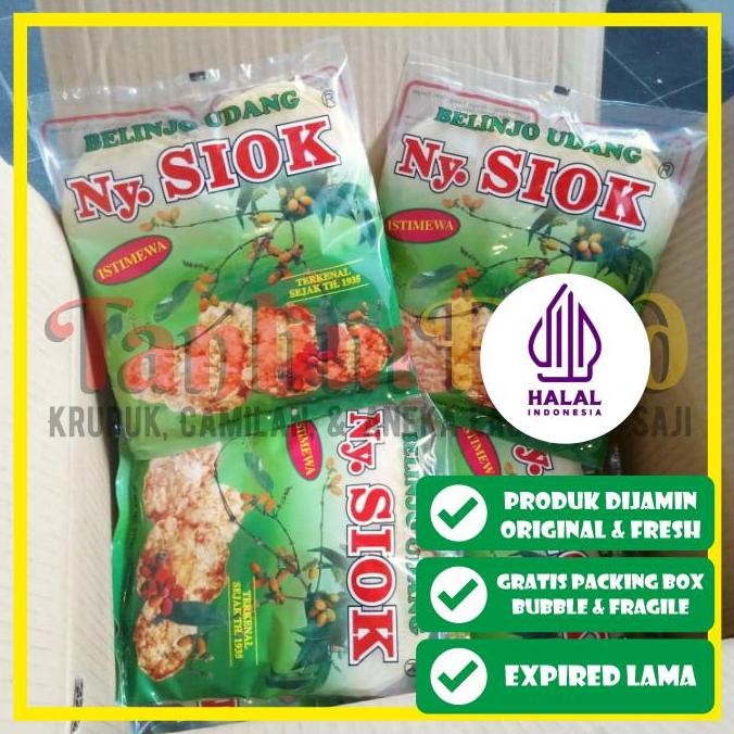 

Ny. Siok - Krupuk Kerupuk Belinjo Udang / Emping Udang 200gr