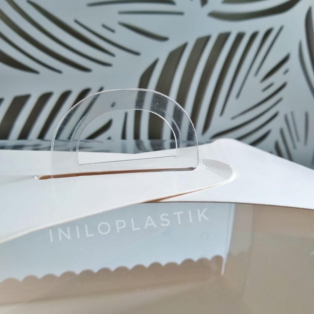 

Tu-67 Fbx-4 Box Mika Pudding Mbx 30X30X12 / Dus Tart / Box Parcel Window / Box Mika Polos @5Pcs Termurah