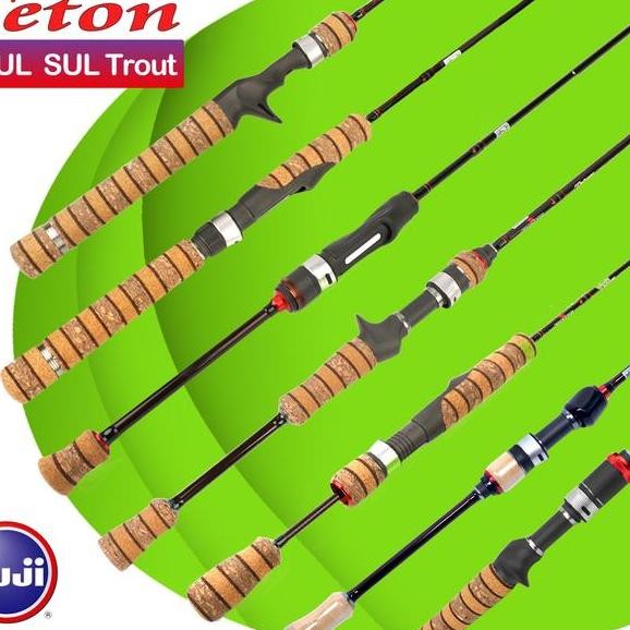 Uying Joran Pancing Teton L Ul Ul 1.56M1.98M 13Lb 24Lb 38Lb Dengan Fuji Ring Dan Fuji Reel Eat