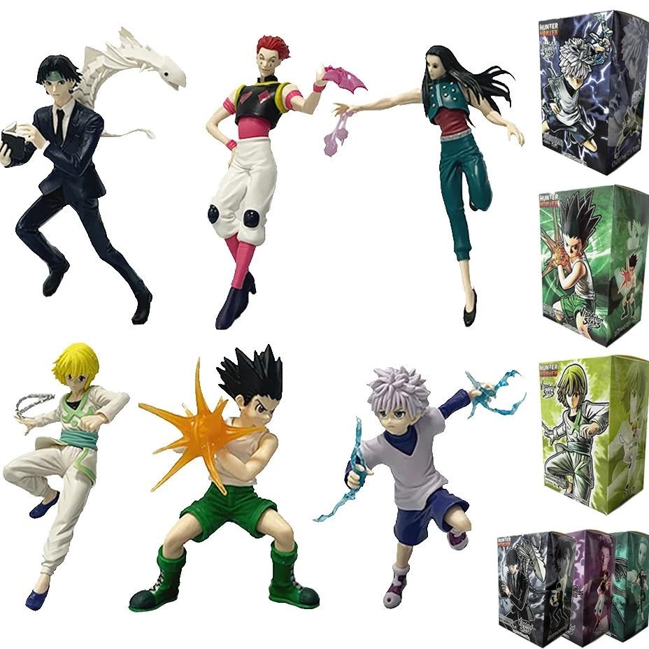 15-23Cm Hunter X Hunter Chrollo Lucilfer Anime Figure Hisoka  Action Figure Killua Zoldyck Kurapika 