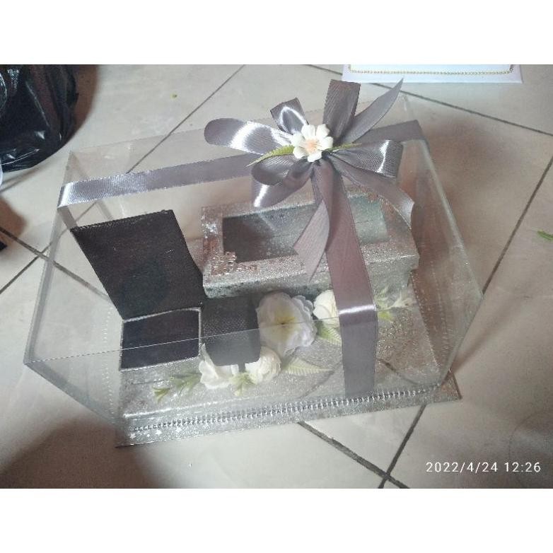 Tempat/Kotak perhiasan seserahan/mahar perhiasan dan uang