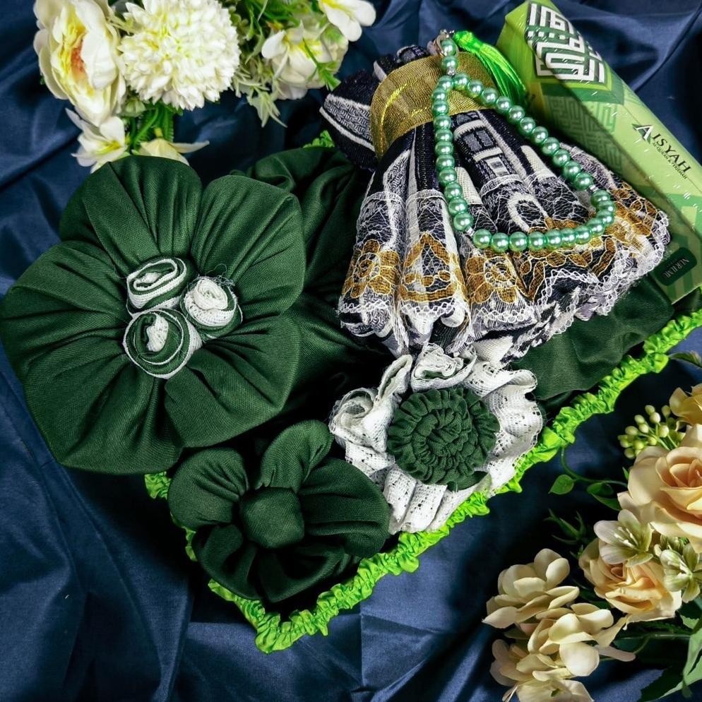 mahar perangkat alat sholat/ mahar seserahan seperangkat alat sholat/ mukenah seserahan pernikahan/ 