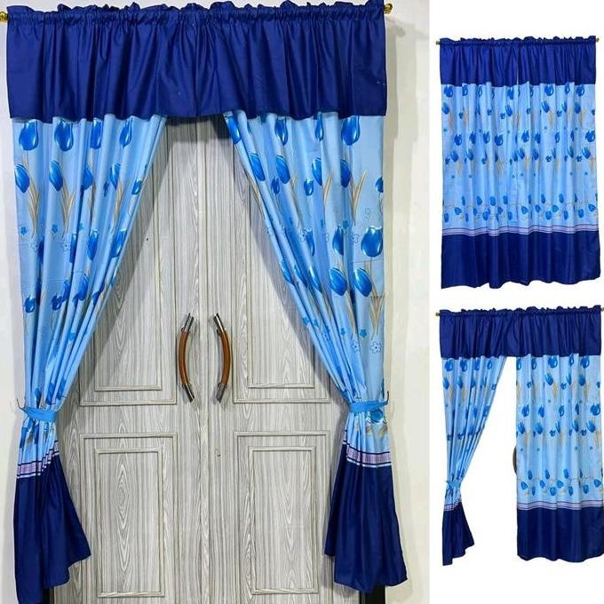 original promo paket 4 pcs 100 rb tirai korden gorden horden pintu serut 100x200 kain katun disperse