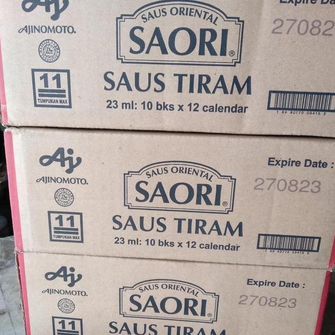 

saus tiram saori sachet 23 ml per dus terlaris