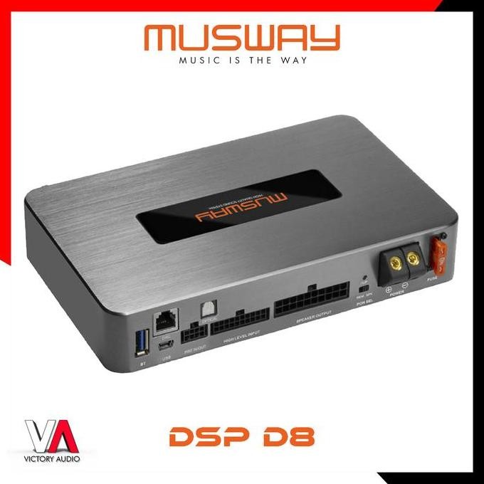 Digital Sound Processor Musway D8 10Ch Dsp Built In Power Amplfier 8Ch Terlaris