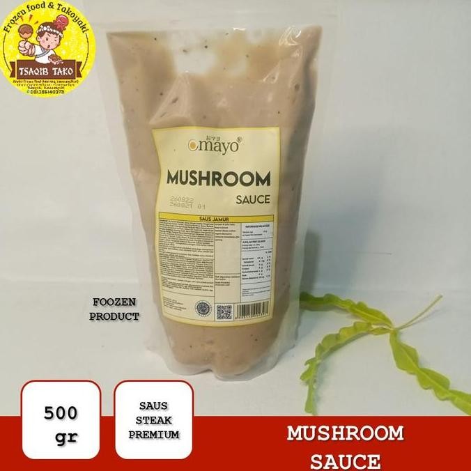 

promo saus steak mushroom sauce resto quality 500 gr terlaris