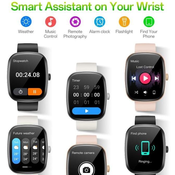 Termurah Aolon & Huafit S7 Smartwatch 24H Heart Rate with IP67 Smart Watch