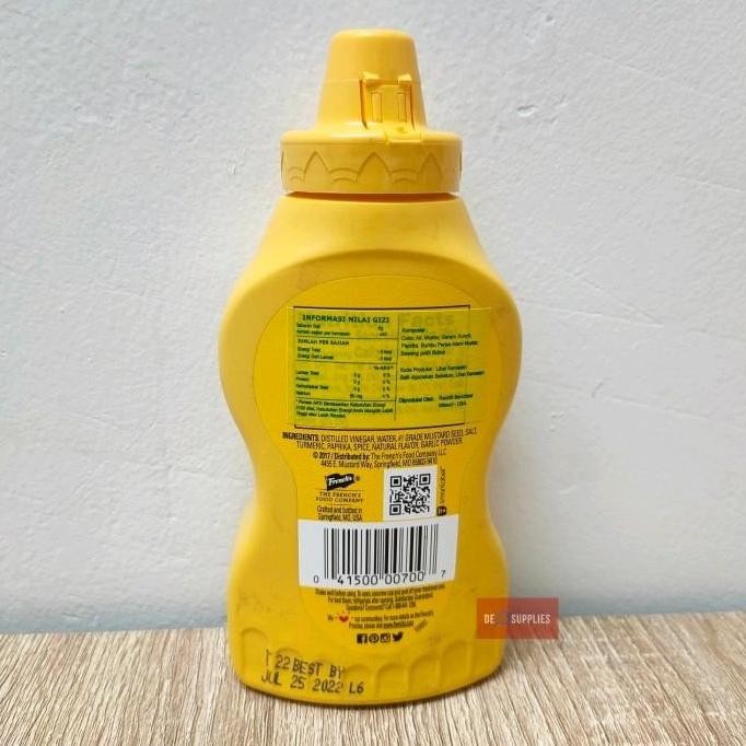 

Diskon! French'S Classic Yellow Mustard Squeeze 226Gr - Frenchs Saus French Us