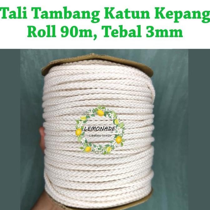 

Tali Tambang Katun Kepang 3Mm 90M Best Seller