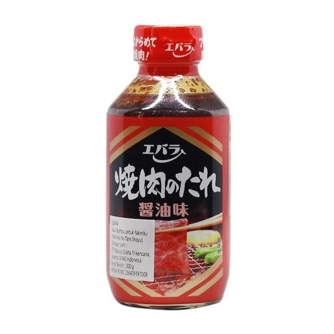 

Tersedia EBARA YAKINIKU NO TARE SHOYU A099M 300 GR