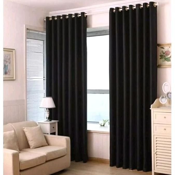 Baru Gorden Blakaout Horden Pintu Gorden Jendela Minimalis Hordeng Model Smokring 6 Gelombang Jendel