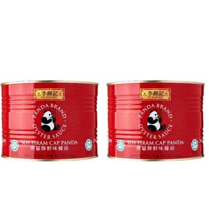 

lee kum kee kaleng 2.2 kg saus tiram cap panda oyster sauce kaleng lkk terlaris