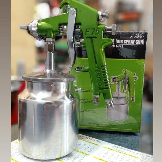 TERBARU - SprayGun Tekiro F75s Gun Cat Tekiro F75s Tabung Bawah 750cc