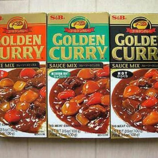 

Tersedia S&B GOLDEN japanese curry sauce mix hot 92gr