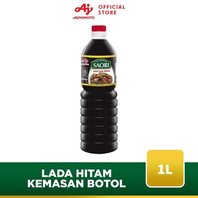 

Tersedia SAORI Saus Lada Hitam Kemasan Botol 1L