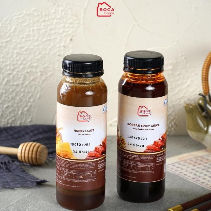 

Tersedia Boga Home Sauce Honey dan Korean Spicy | Saus Yakiniku | Saus Marinasi