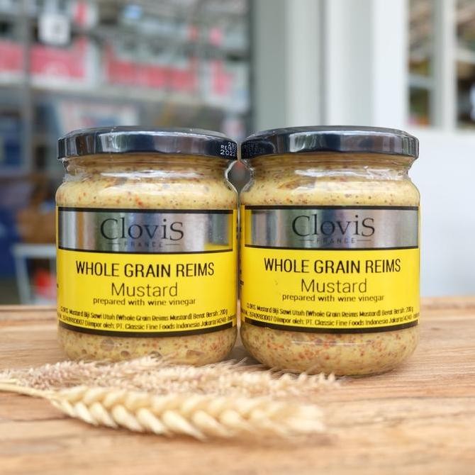 

Diskon! Clovis Whole Grain Mustard 200Gr