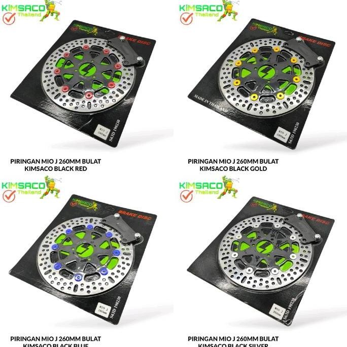 Promo Disc Piringan cakram Kimsaco 260mm Model Psm Mio J Gt Mio M3 Mio Z Soul Gt Mio Gt Dll lubang b