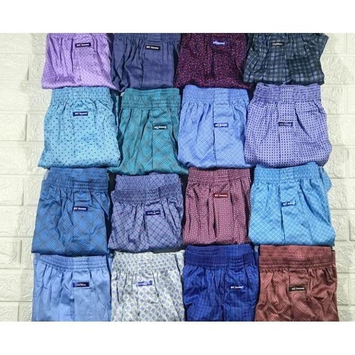 || MONALISA / BYC MENS UNDERWEAR COTTON WOVEN BOXER | ORIGINAL (KOREANS BRAND) UNISEX (PRIA WANITA) 