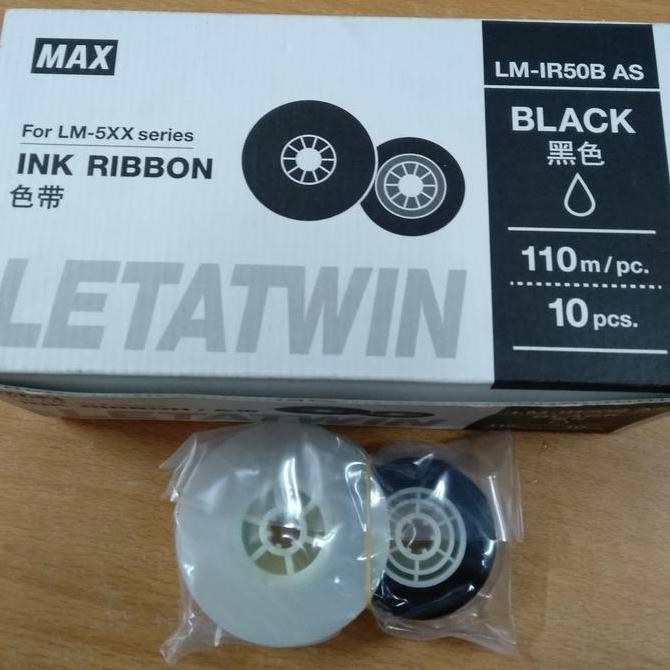 promo ink ribbon tinta pita LM IR50B MAX Letatwin LM550A LM 550 550A origina