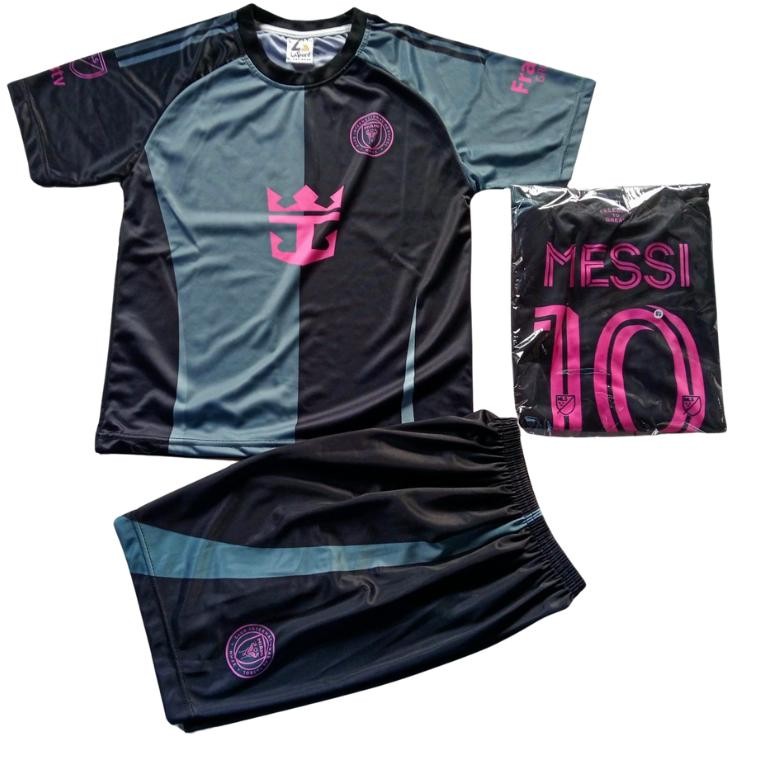 Ready Jersey Messi Inter Miami/Setelab Baju Bola Anak Messi Intermiami Away Kids Printing 2023/2024