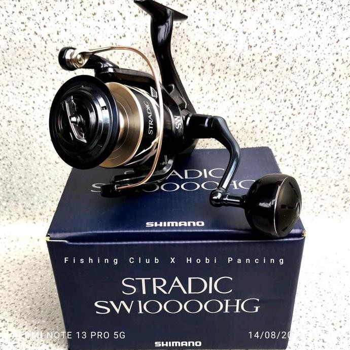Reel Shimano Stradic SW 4000 5000 6000 8000 10000 PG HG XG, Reel Pancing Laut , Power Handle , Salt 