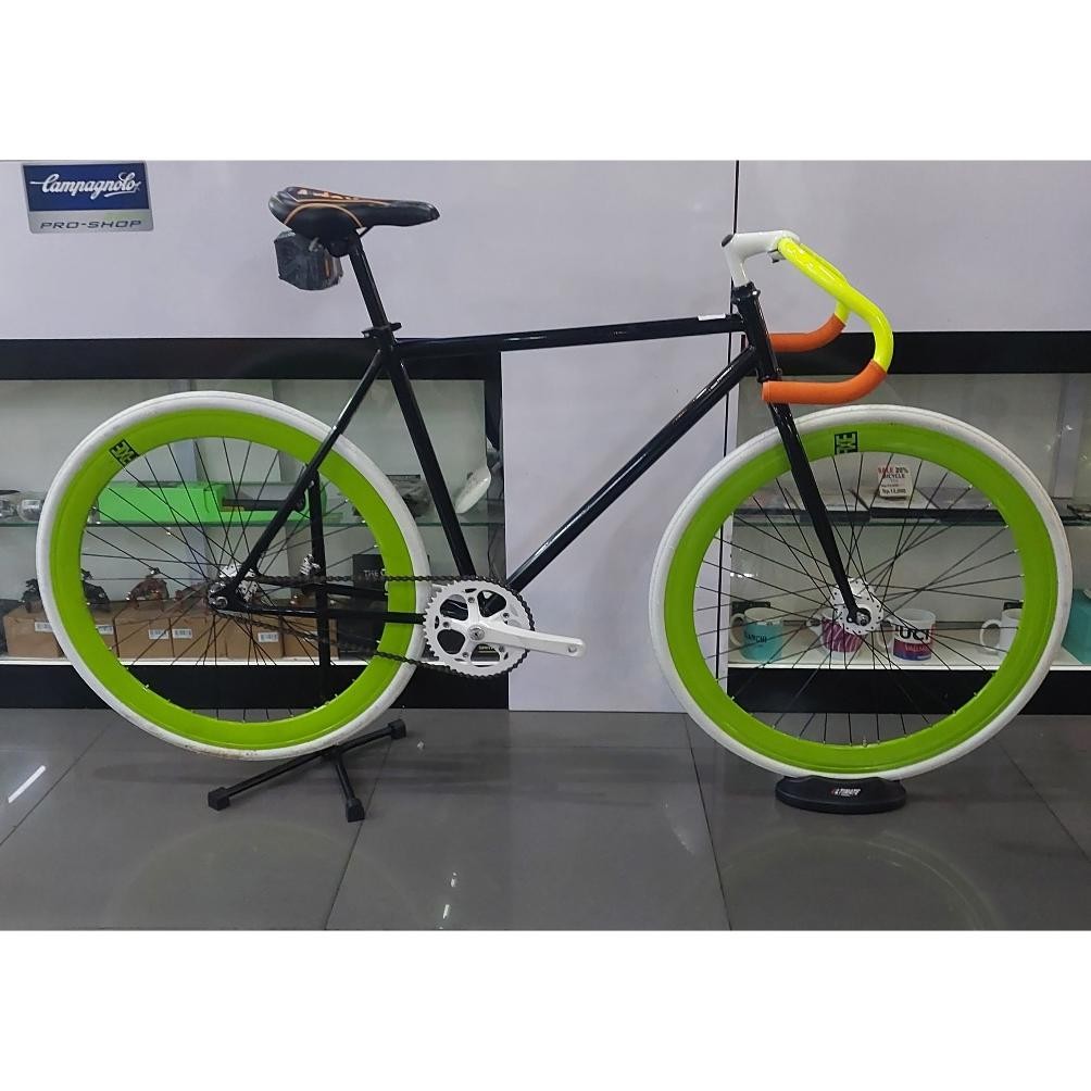 Sepeda Fixie Fixed Gear Fullbike Fixie Doltrap Bahan Chromoly